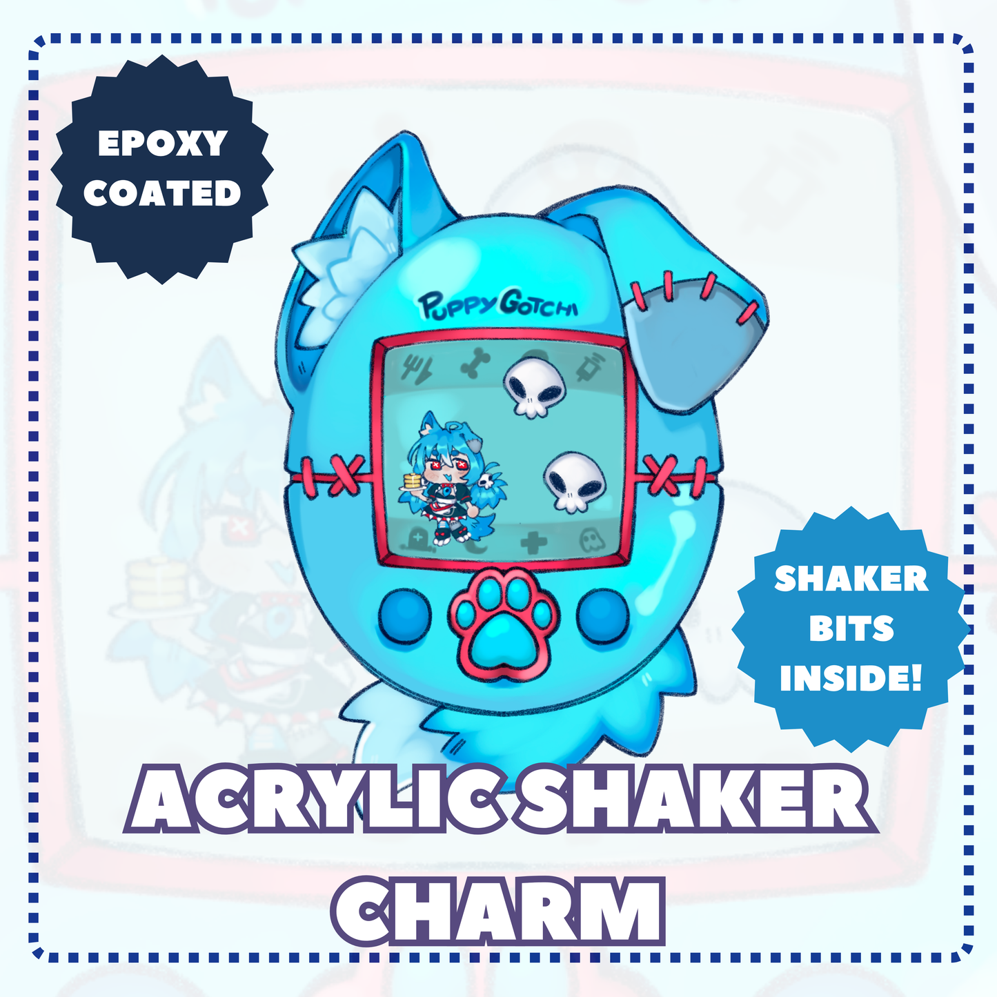 [PRE-ORDER] Puppygotchi Shaker Charm
