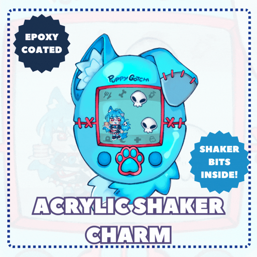 [PRE-ORDER] Puppygotchi Shaker Charm