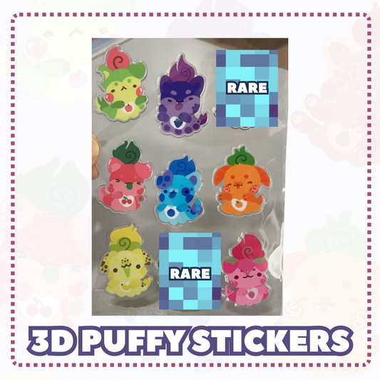 [PRE-ORDER] Poltipup 3D Sticker Sheet - 4 x 6 inches